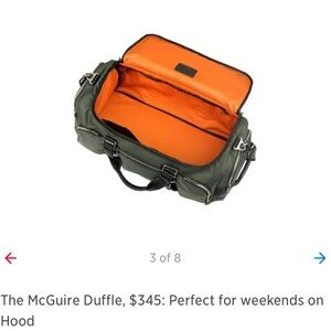 Tumi McGuire Green Duffle